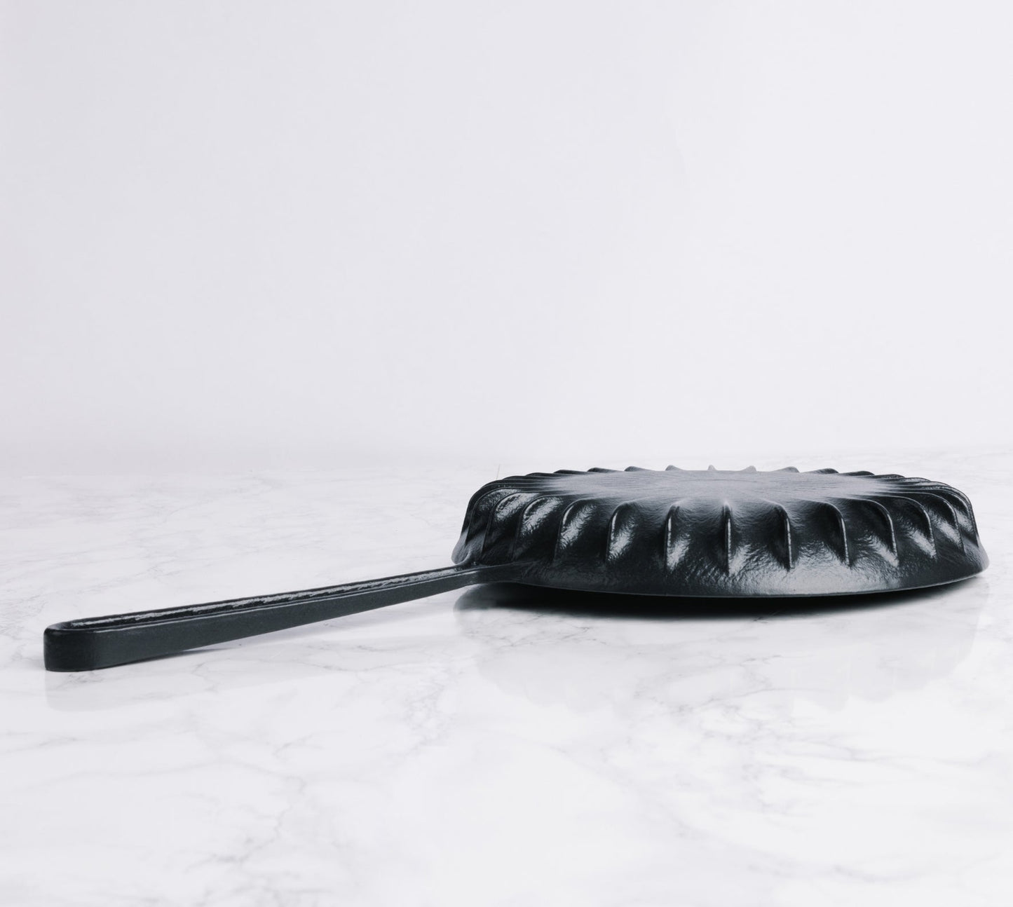 FIREUP Rapid Heat Enameled Cast Iron Caviar Black Frying Pan, 10 In.