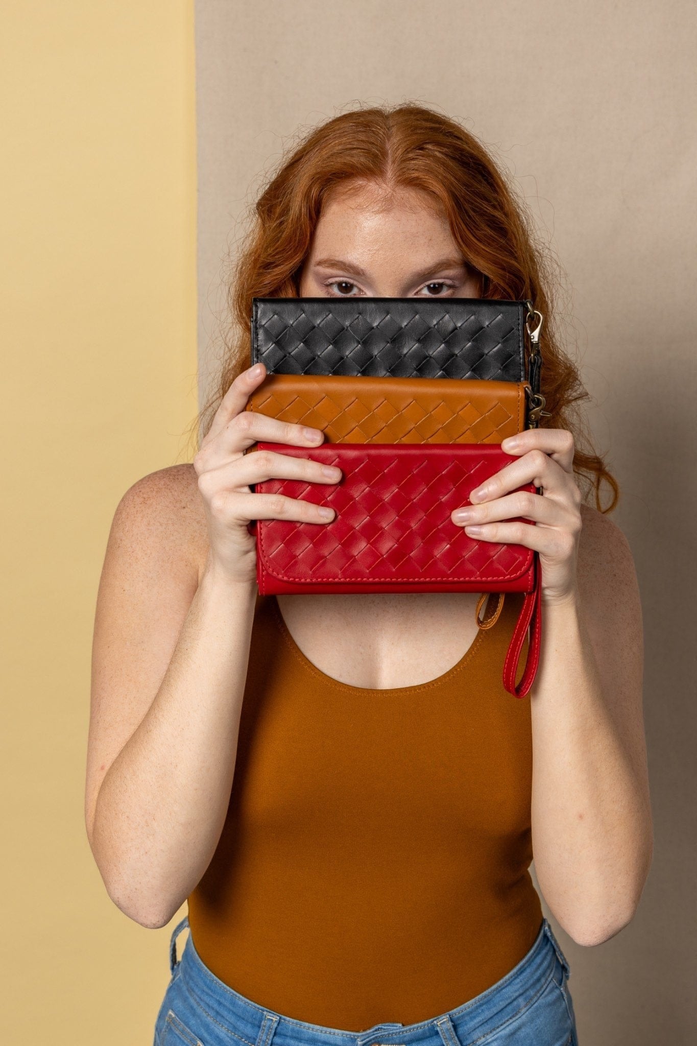 Woven Wristlet Wallet