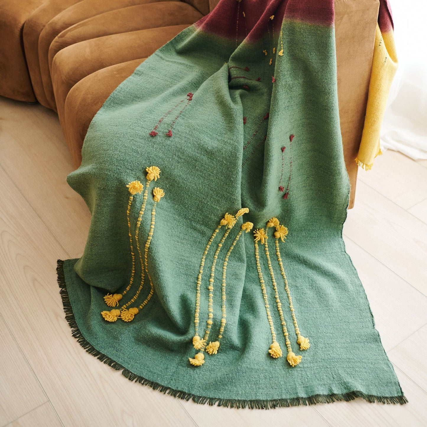 Textured Merino Throw