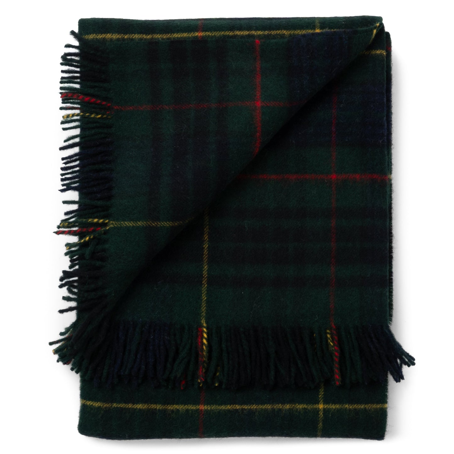Highland Tweeds Shetland Lambswool Throw - Hunting Stewart
