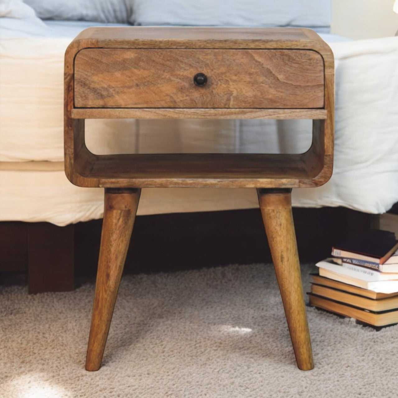 Solid Wood Avora Nightstand