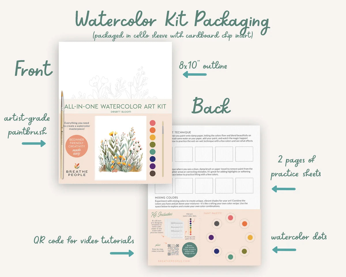 Petite Artisan Robin Watercolor Kit