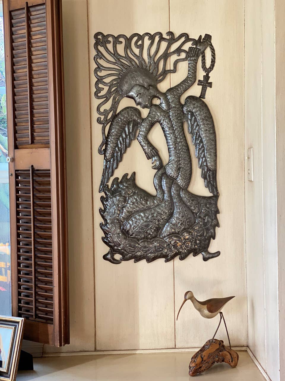 Flamenco Angel Metal Wall Art by Thenor Evenson 18" x 34"