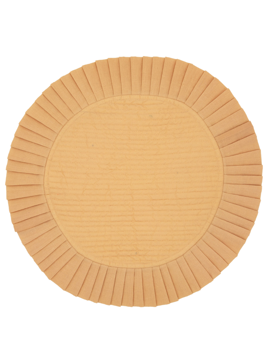 Marigold Ruffle Circle Placemat | Set of 2