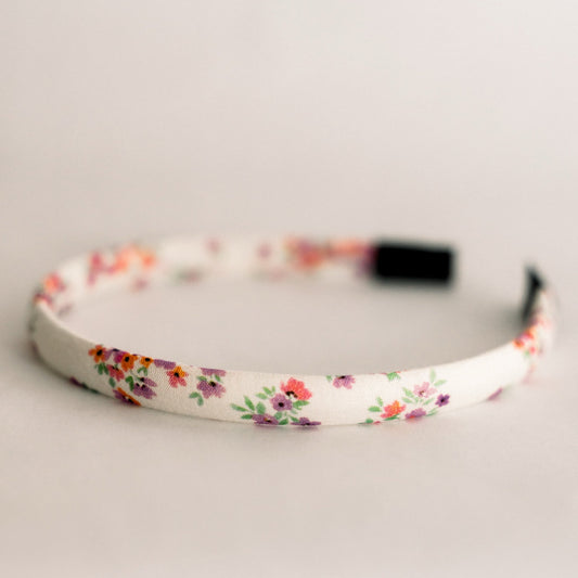 Petite Petals Headband-Periwinkle Meadow