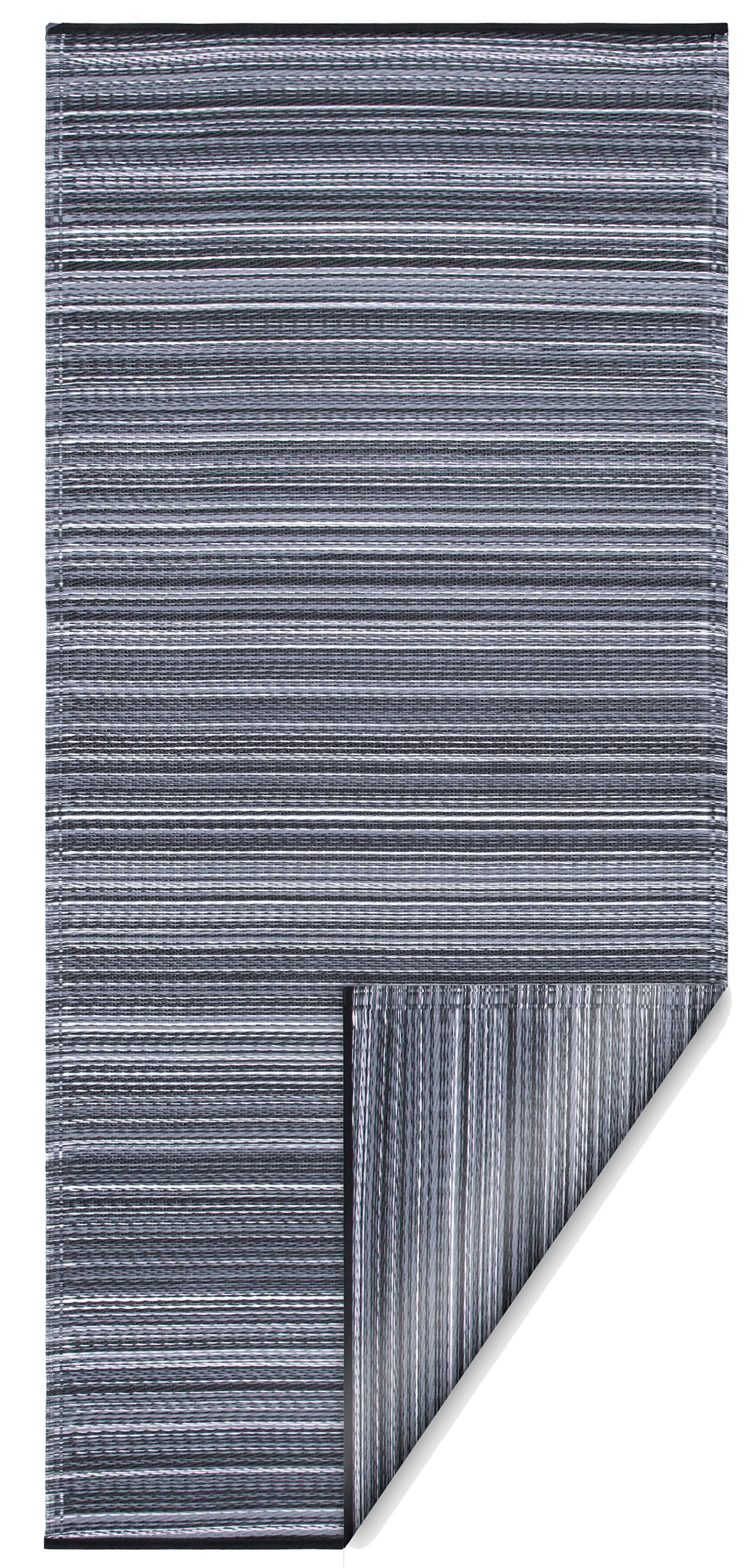 Cancun - Midnight Striped Outdoor Rug for Patio