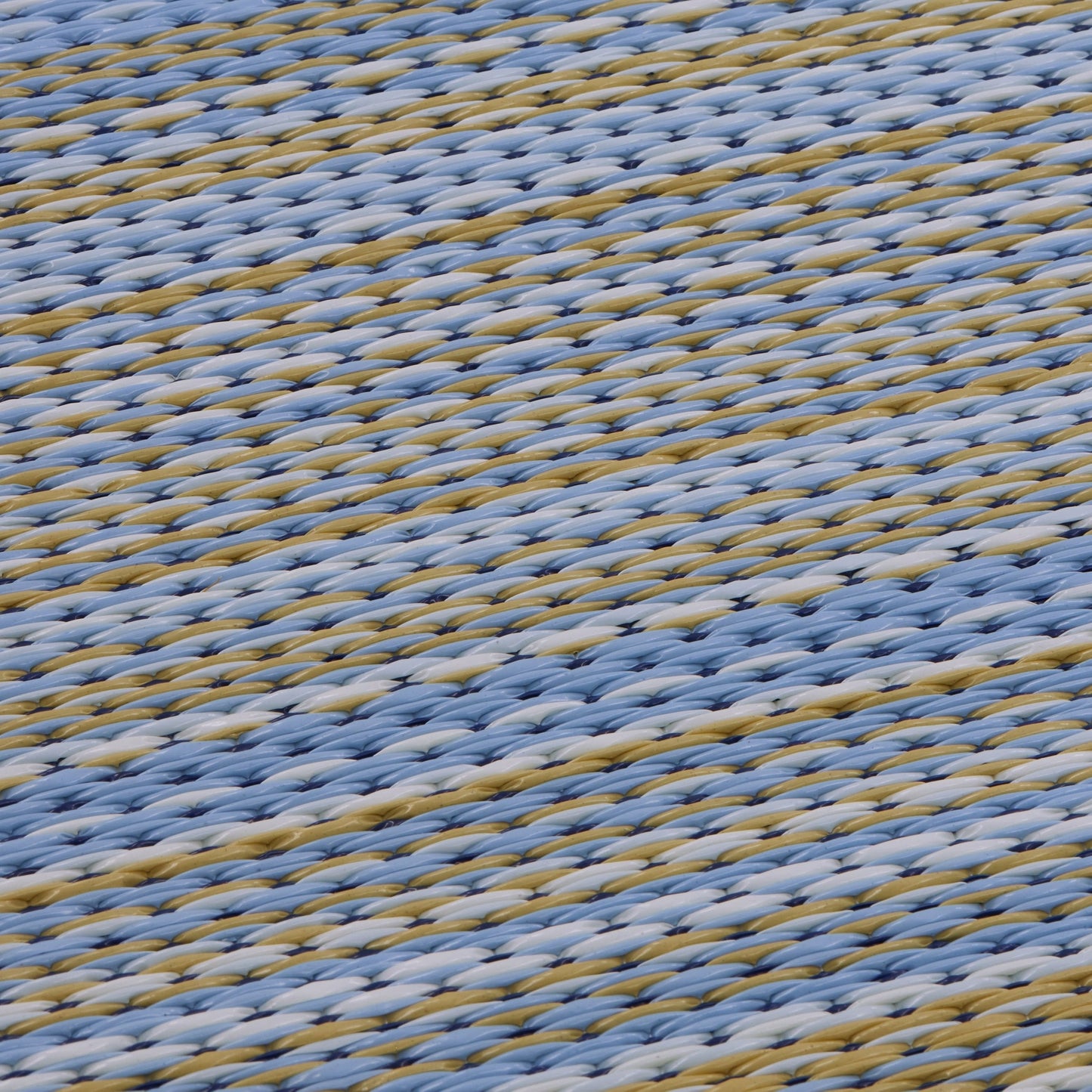 Cancun Shadow - Blue Outdoor Rug for Patio