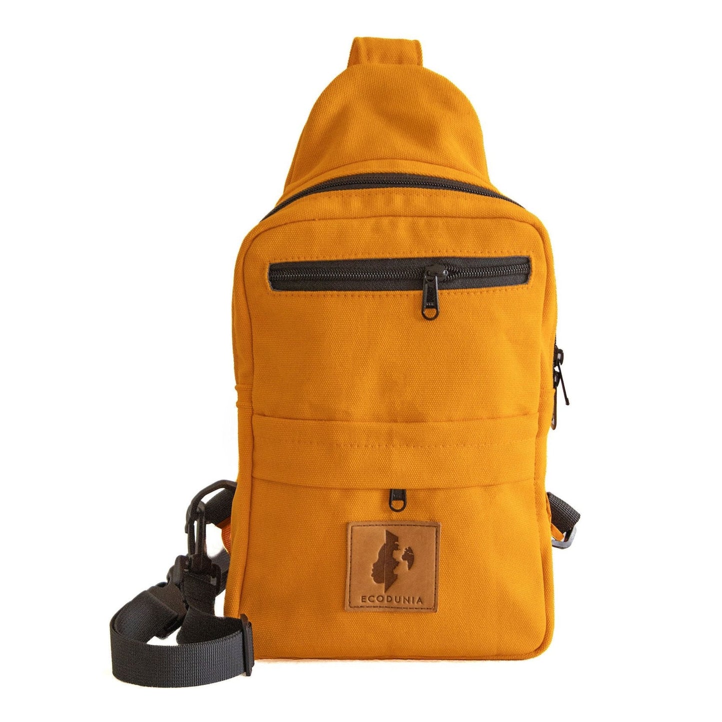 Umoja orange canvas crossbody sling bag #color_orange