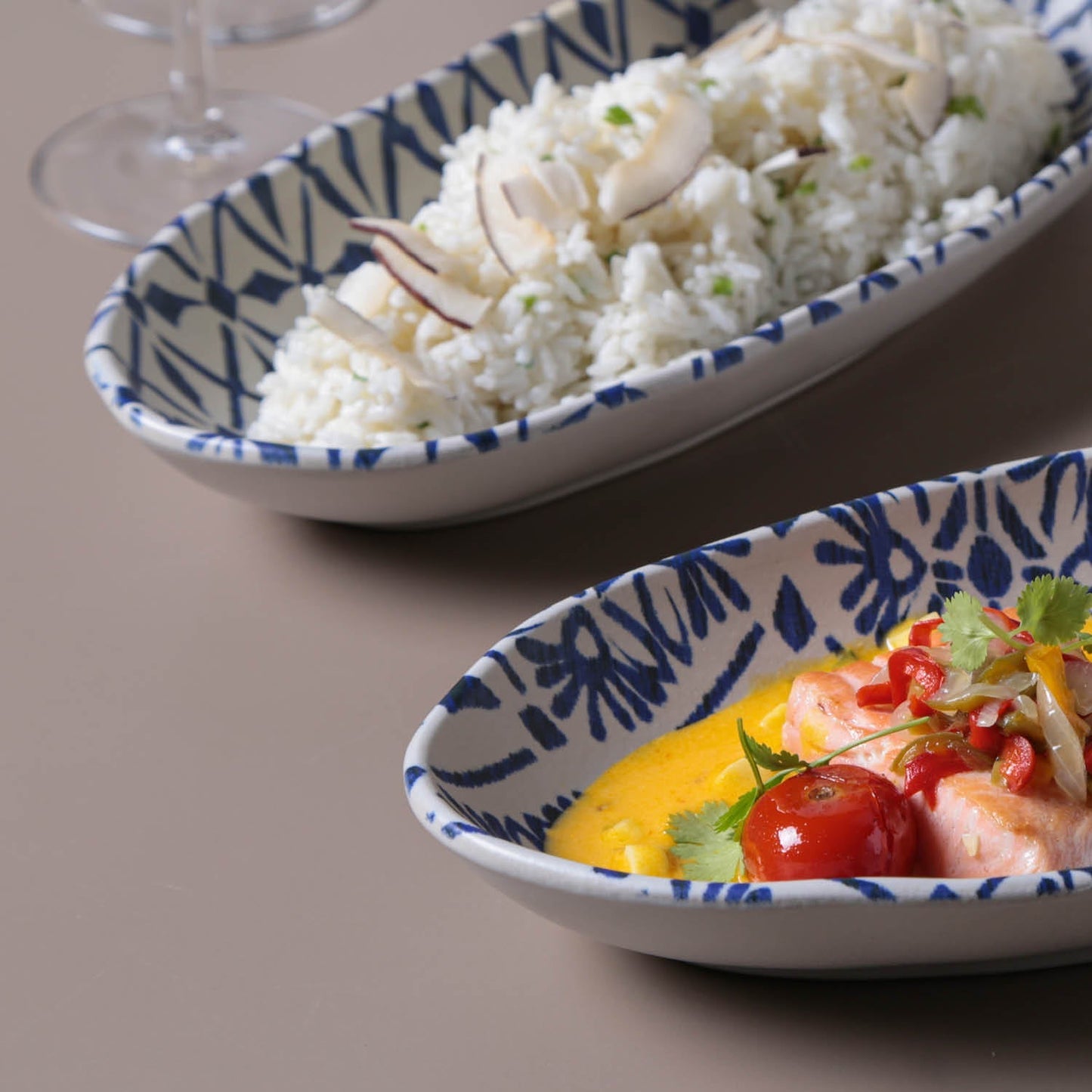 Deep Oval Platter Set of 4