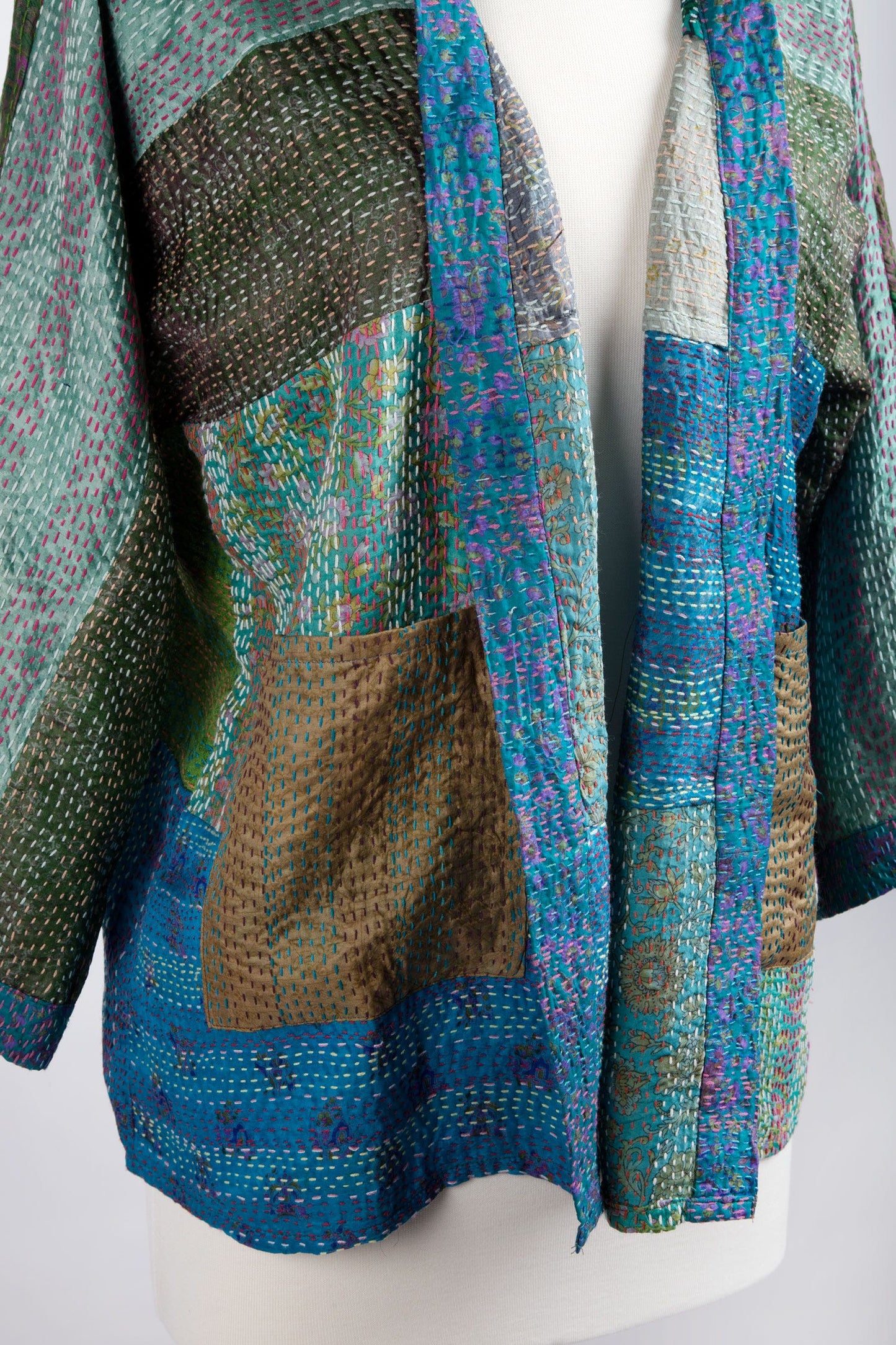 Patchwork Sari Topper