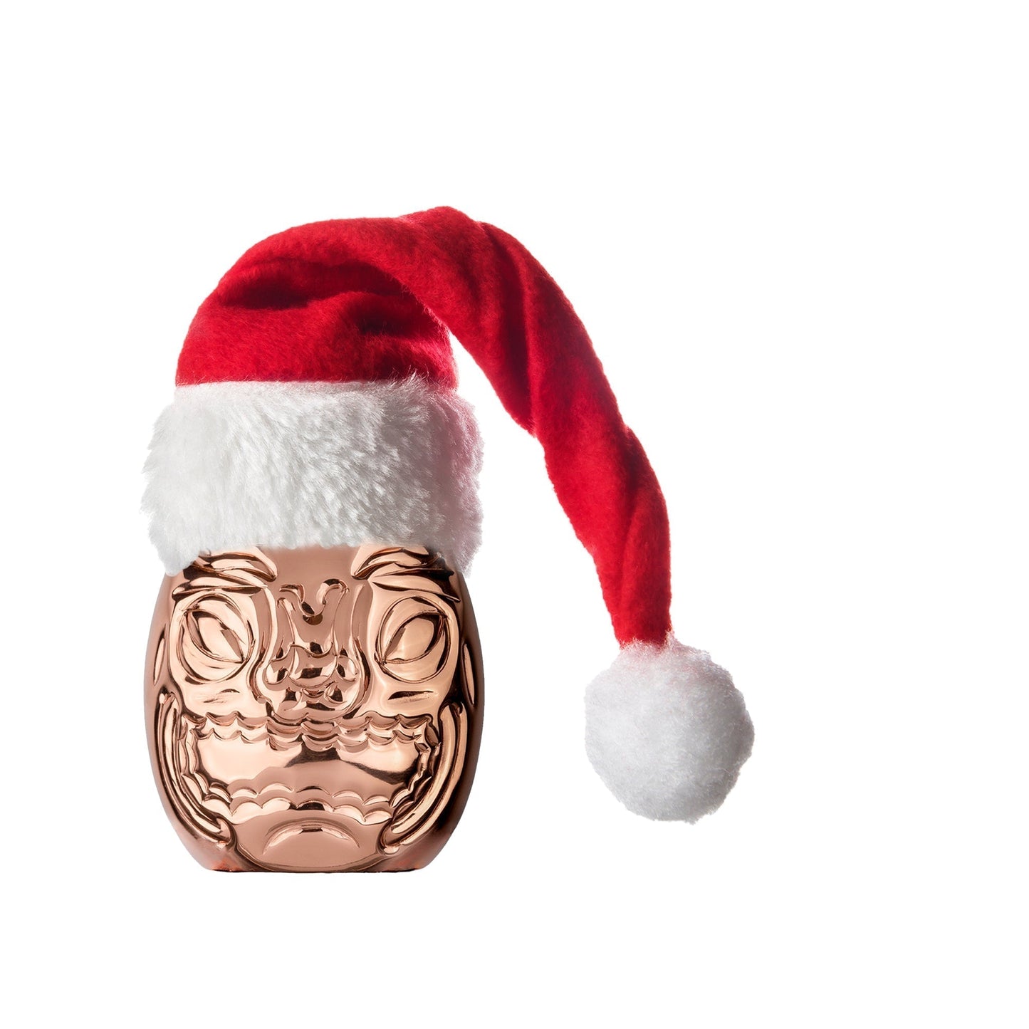 Happy/Sad Copper Barrel Tiki Mug