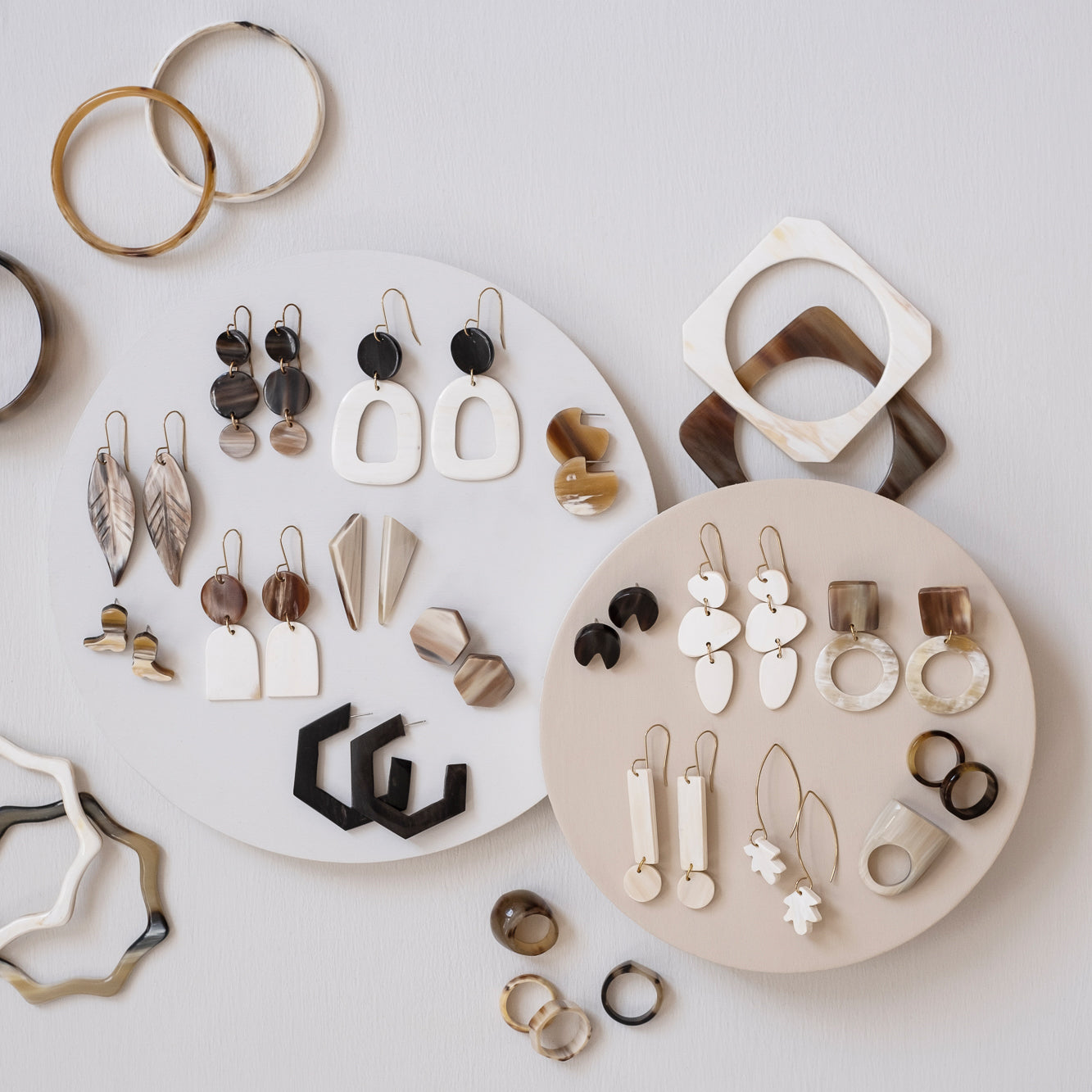 Triple Circle Earrings