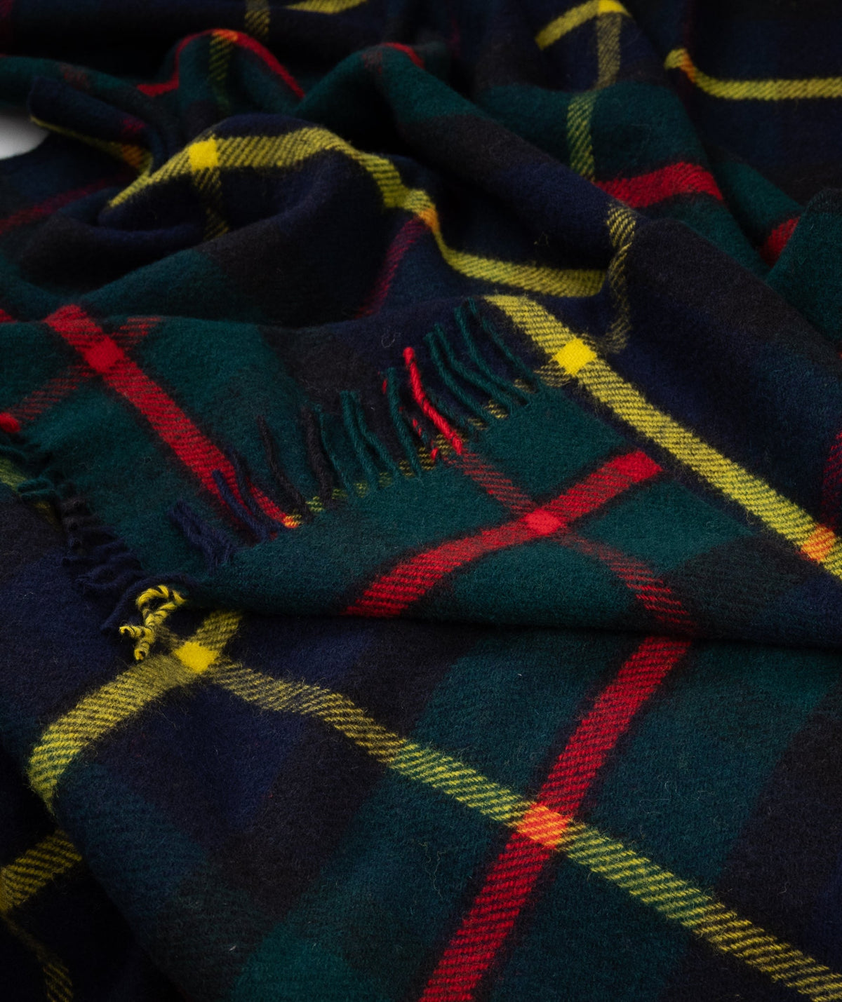 Highland Tweeds Pure New Wool Fluffy Throw ~ Hunting McLeod ~