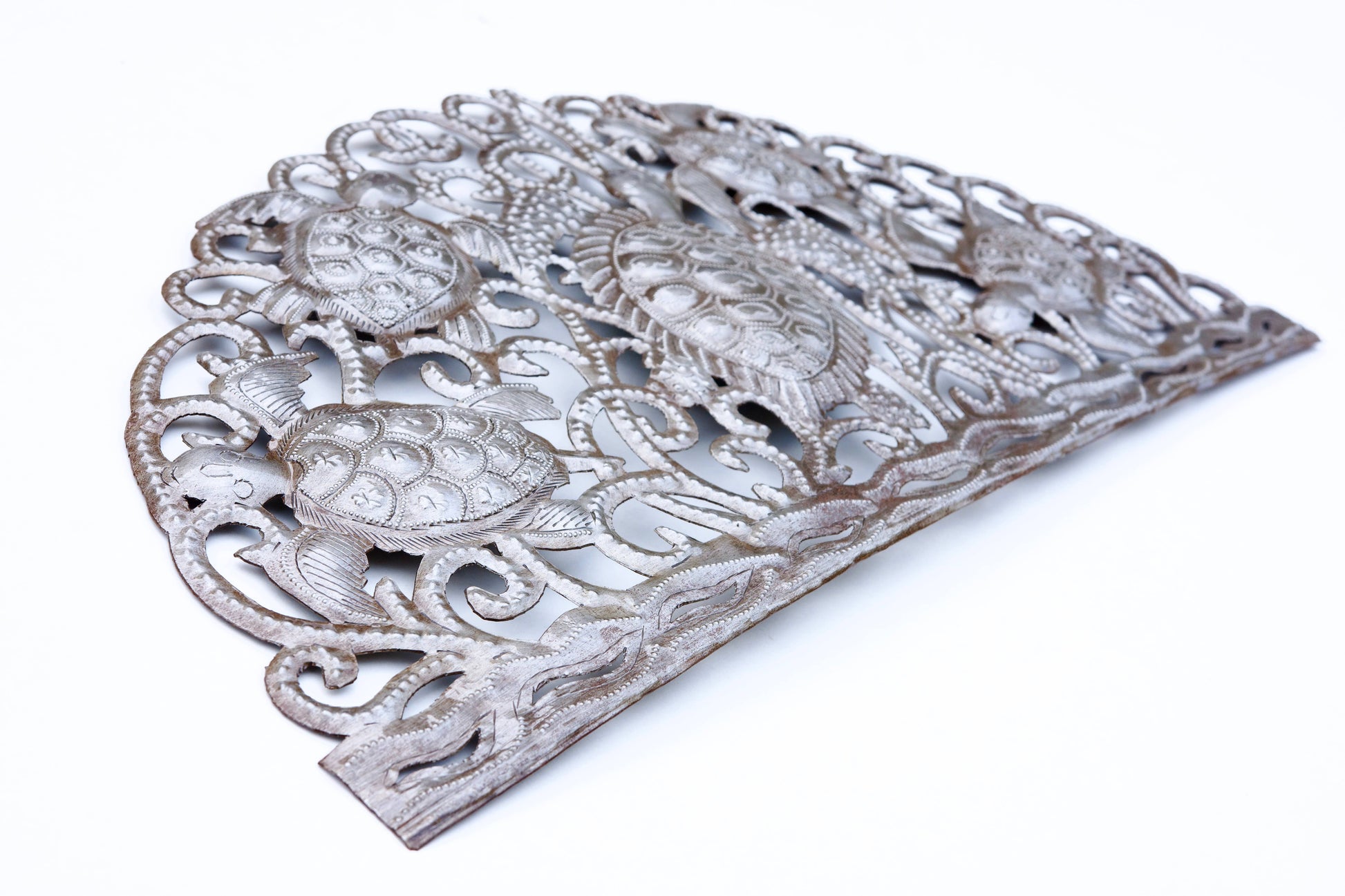 Metal Sea Turtle Arch, Handmade Wall Decor, Nautical Art