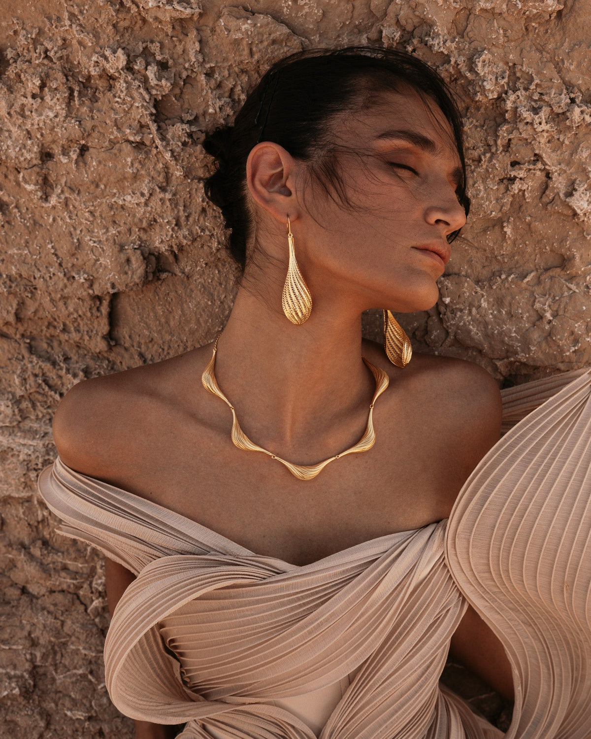 Flow Large Drop Earrings