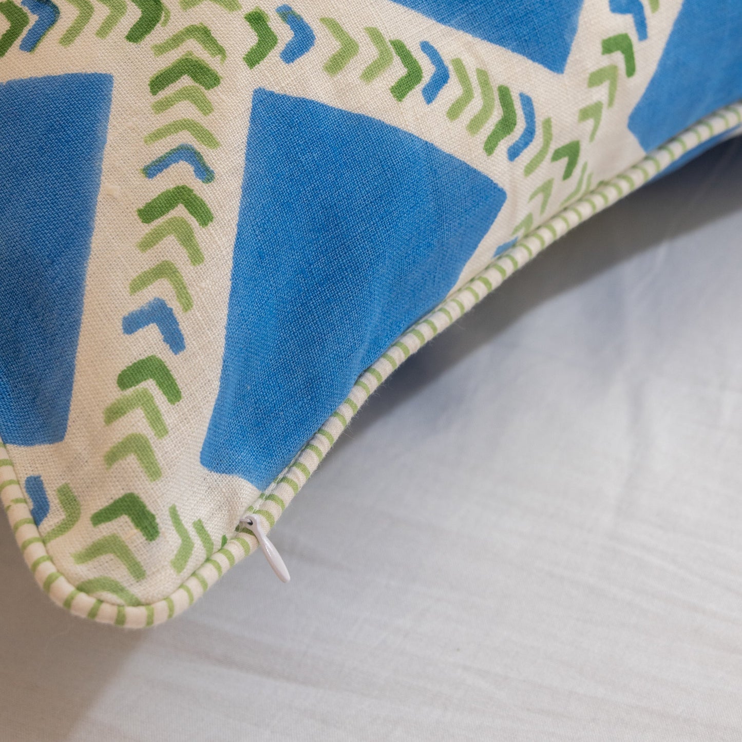 Mithya Linen Pillow Cover - Blue