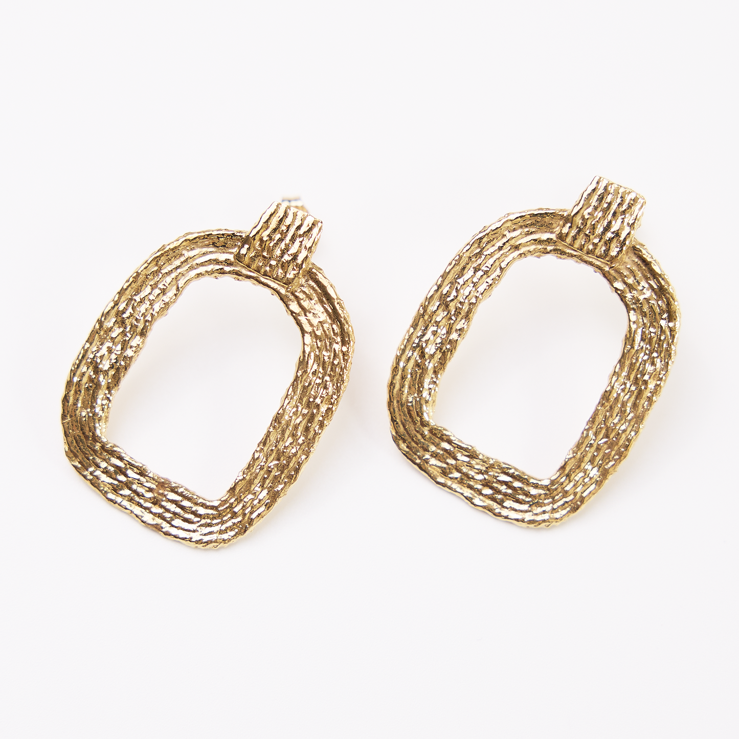 Eva Hoop Earrings - 14K Gold Plate