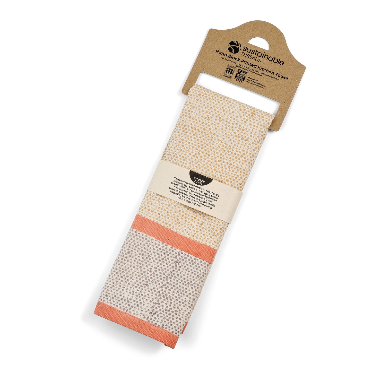 Kora Cotton Kitchen Towels | Set of 2 | RAINDROP