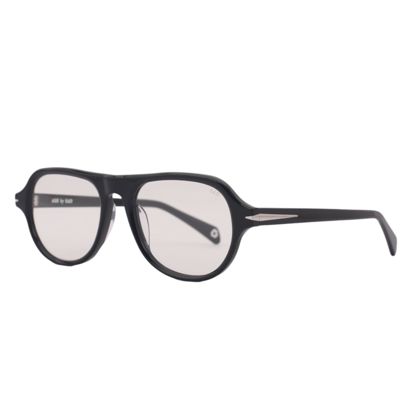 Ash // Gloss Black [Blue Light Clear]