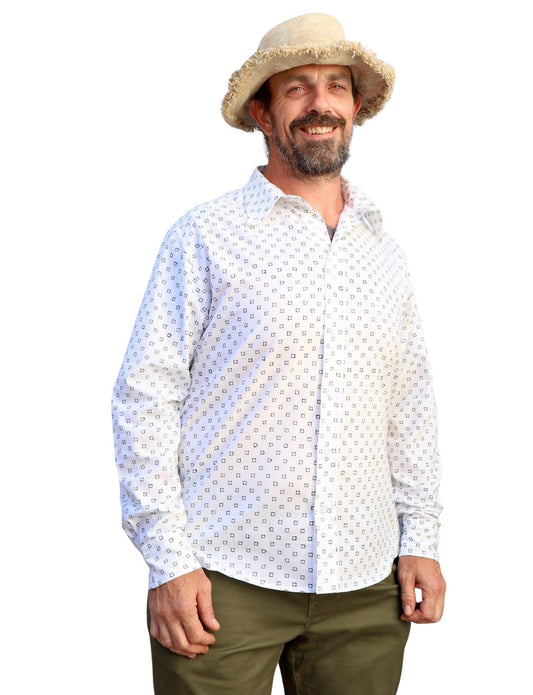 Harit Organic Cotton Men's Button Down Shirt