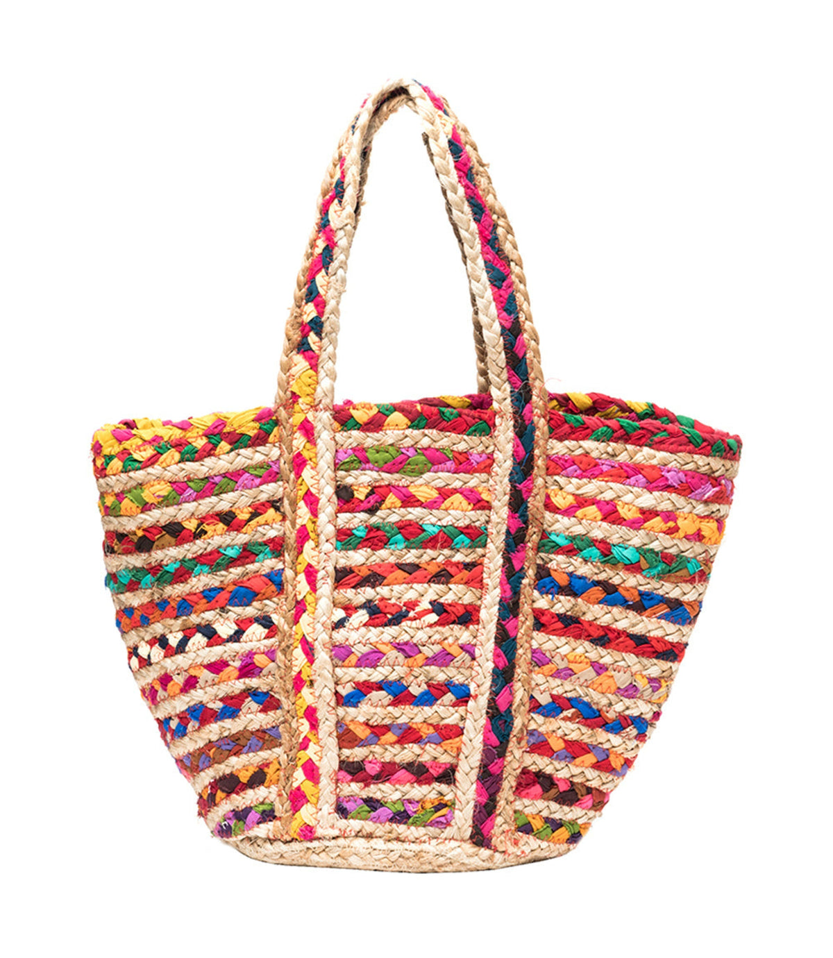 Chindi Multicolor Market Tote Bag