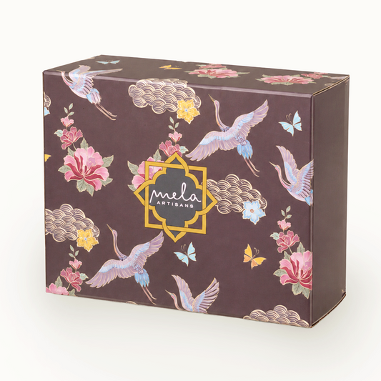 Decorative Flat Printed Packaging Gift Boxes, 3 sizes