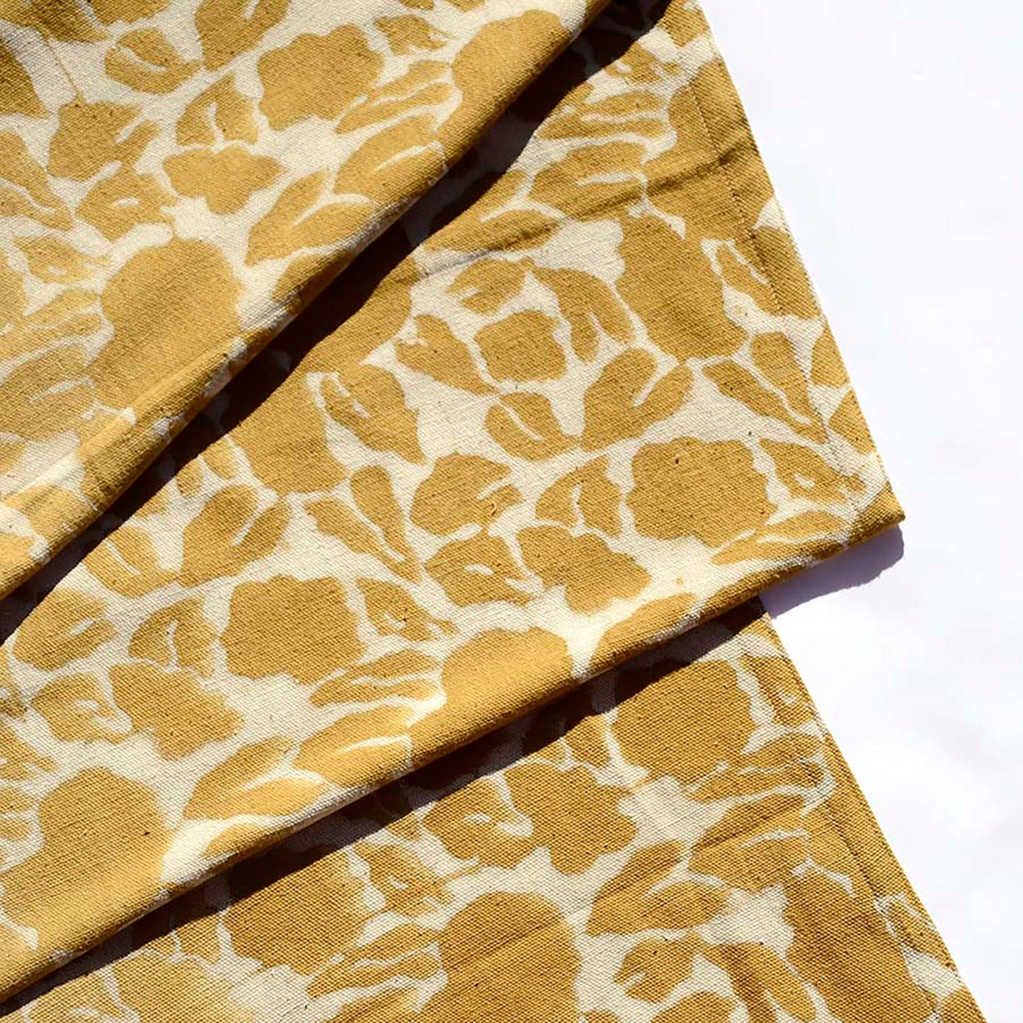Mustard Cotton Table Runner - Yan