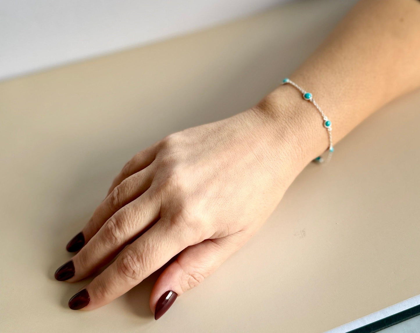 December Birthstone Turquoise Bracelet
