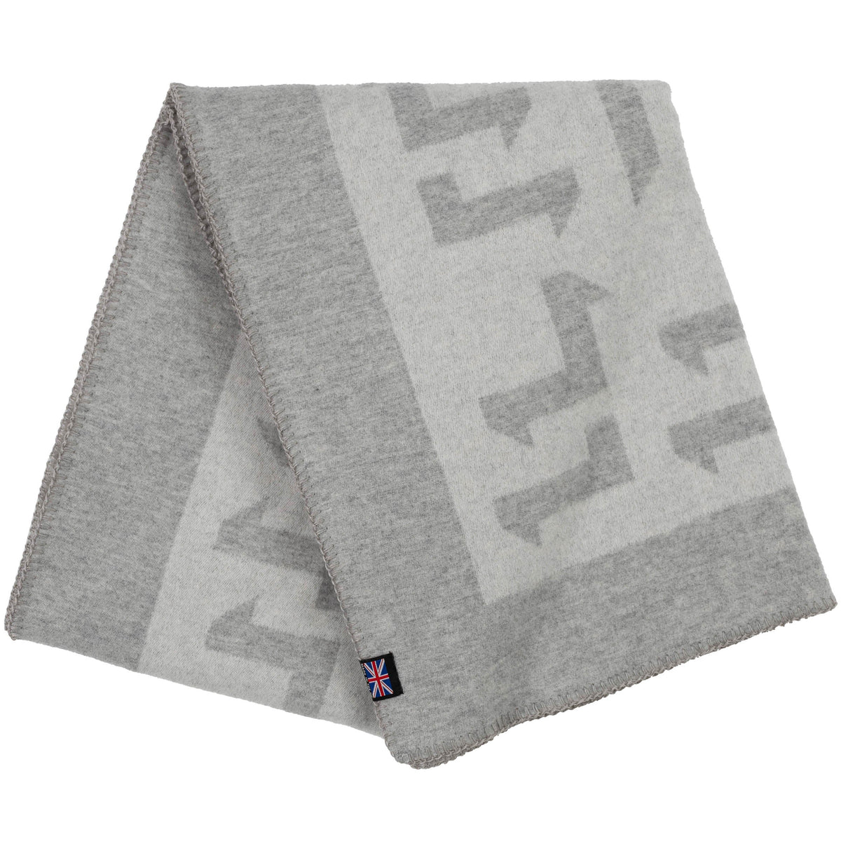 Prince of Scots Merino Wool Fleece Throw - Natural Expletive