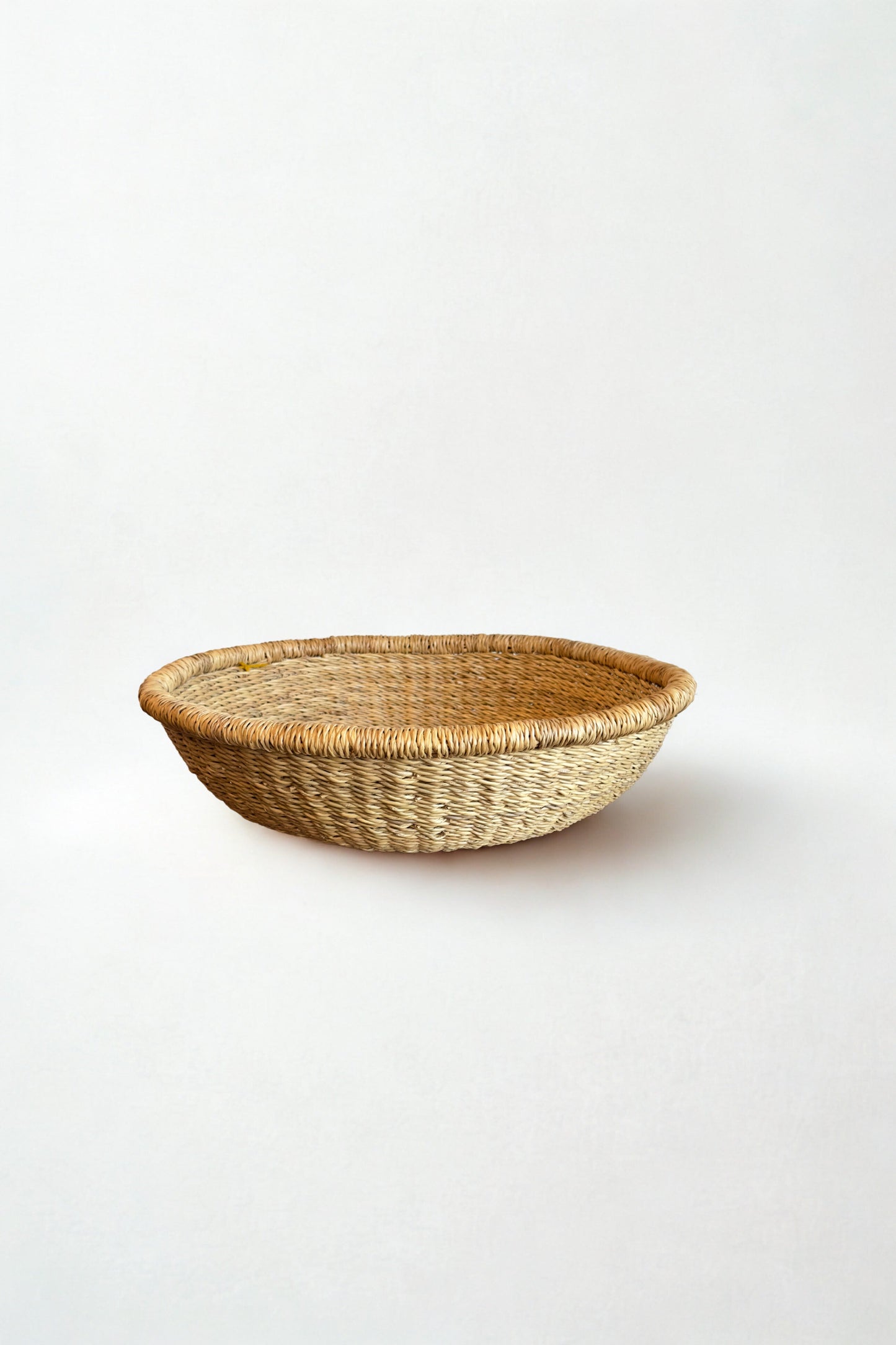 Handwoven Large Tray Basket - Natural
