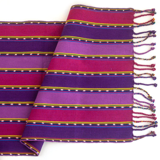 Purple Zunil Table Runner