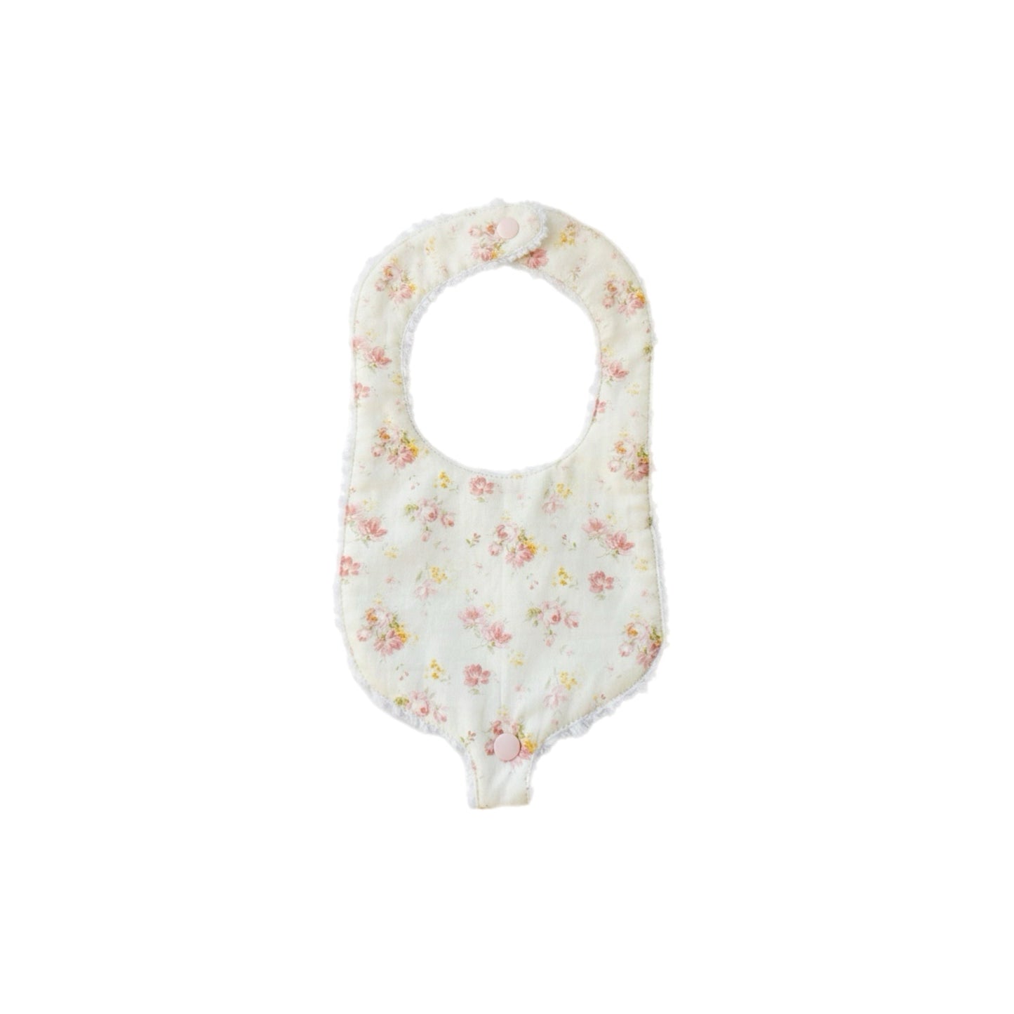 Sooth & Snap Pacifier Bib - Antique Rose