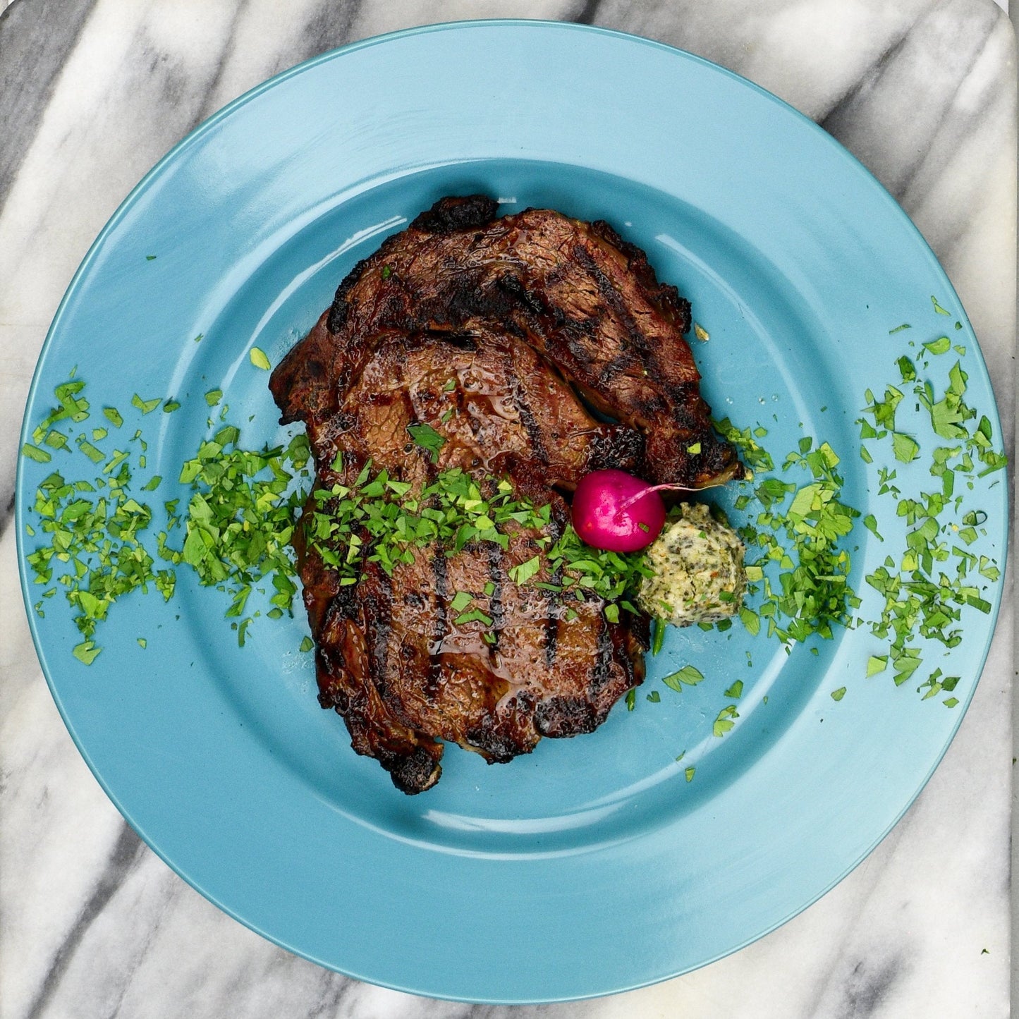 The Patio Daddy-O USDA Prime Dry Aged Prime Boneless Ribeye ( Set of 4)