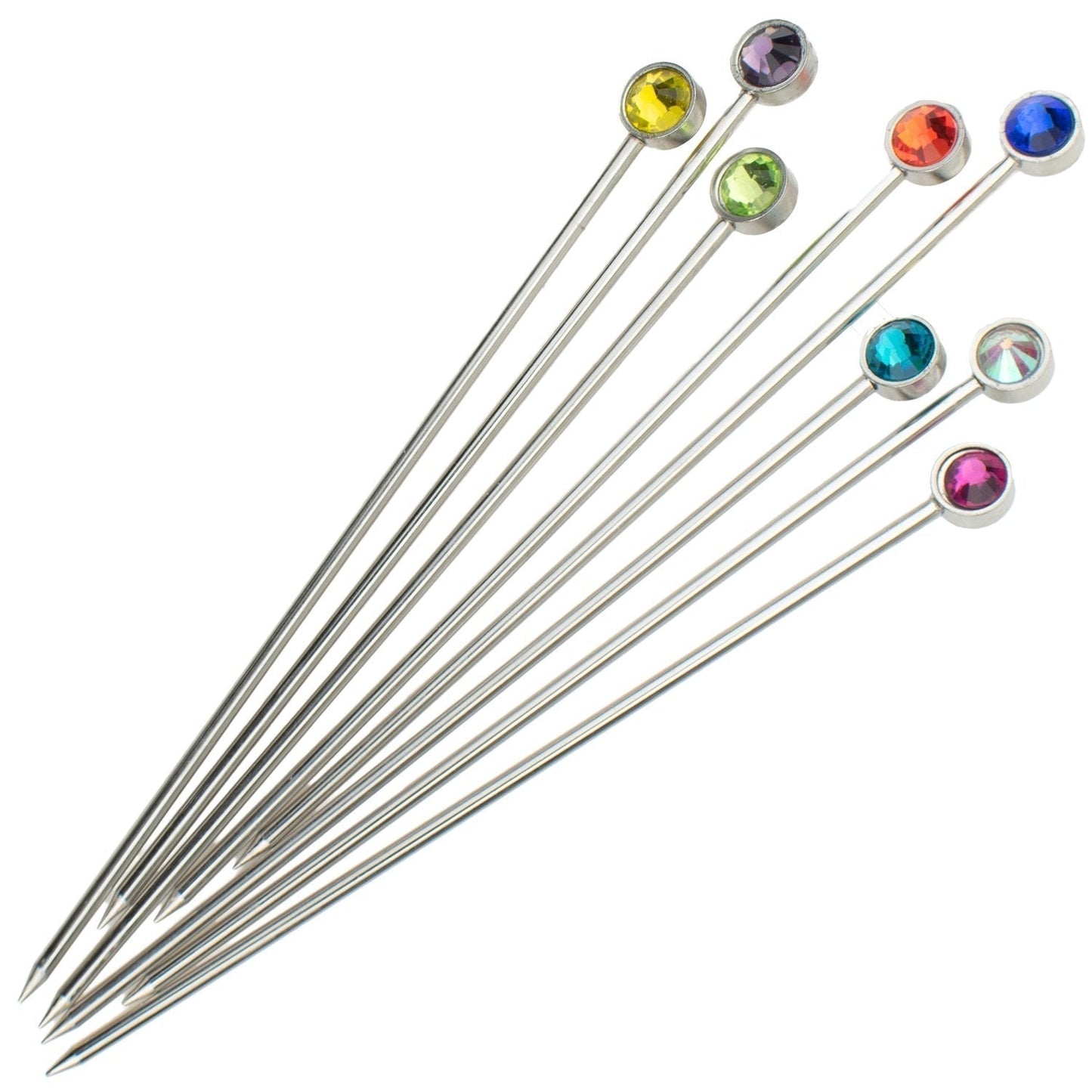 Bright Gem Crystal Cocktail Picks