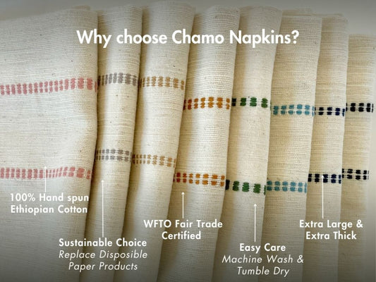 chamo napkins with key features