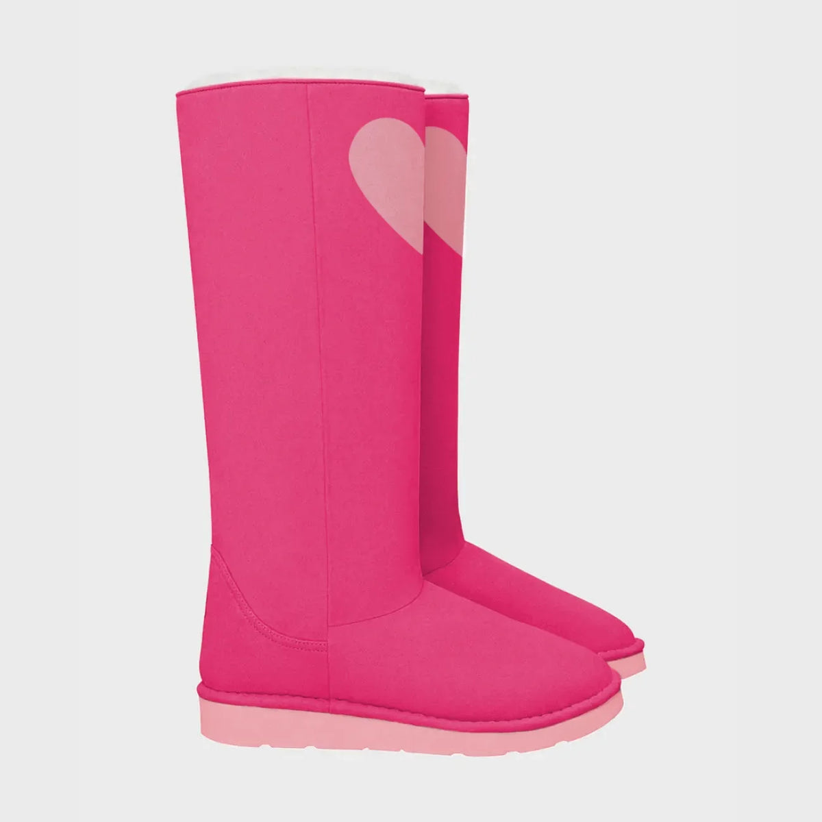 Classic Vegan Long Boots 'in Love with… Pink' - Limited edition by Saraisinlovewith...