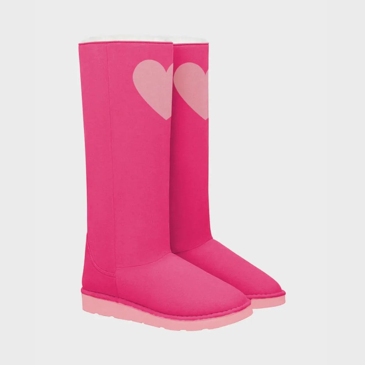 Classic Vegan Long Boots 'in Love with… Pink' - Limited edition by Saraisinlovewith...