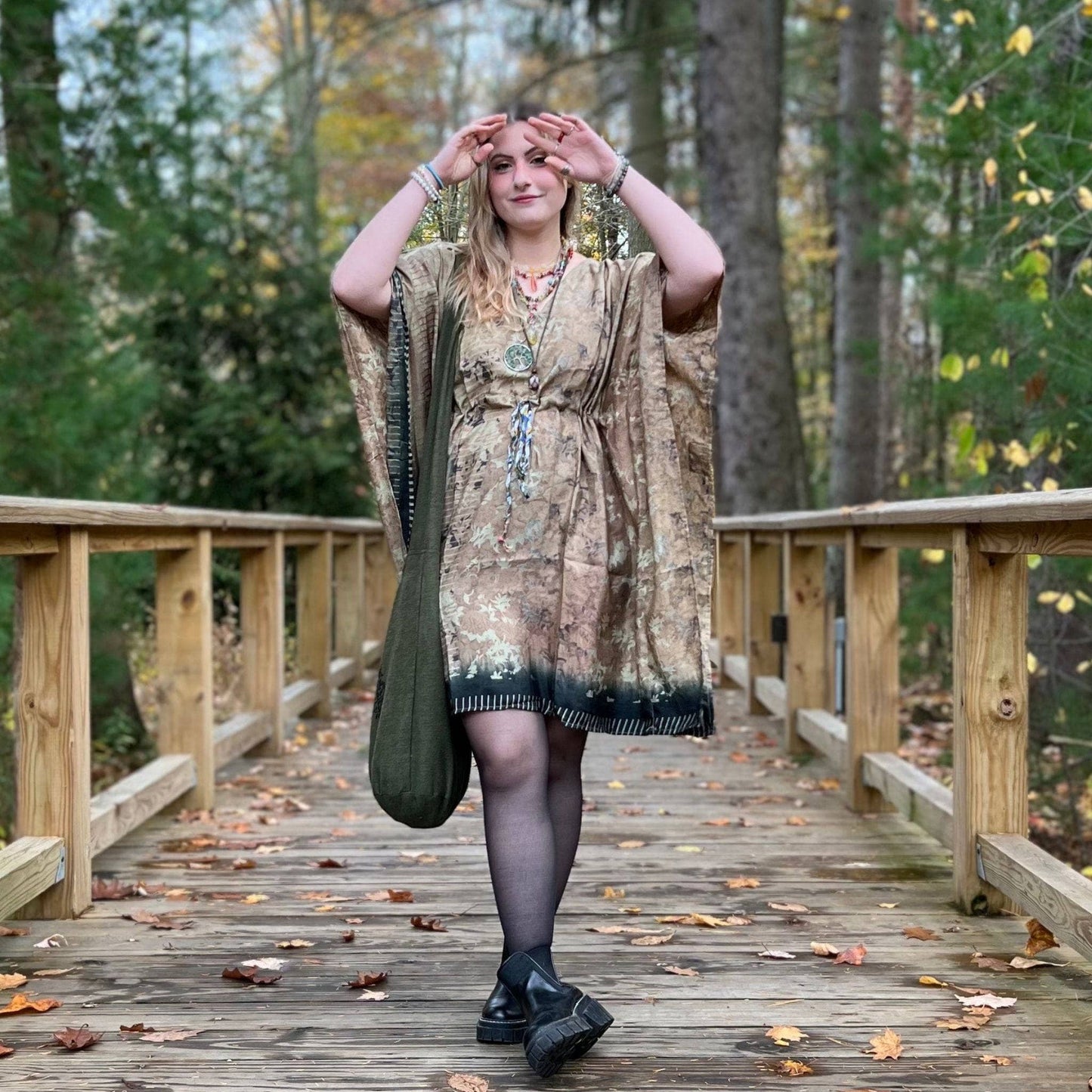Seconds and Surplus Aanya Adjustable Short Kaftan