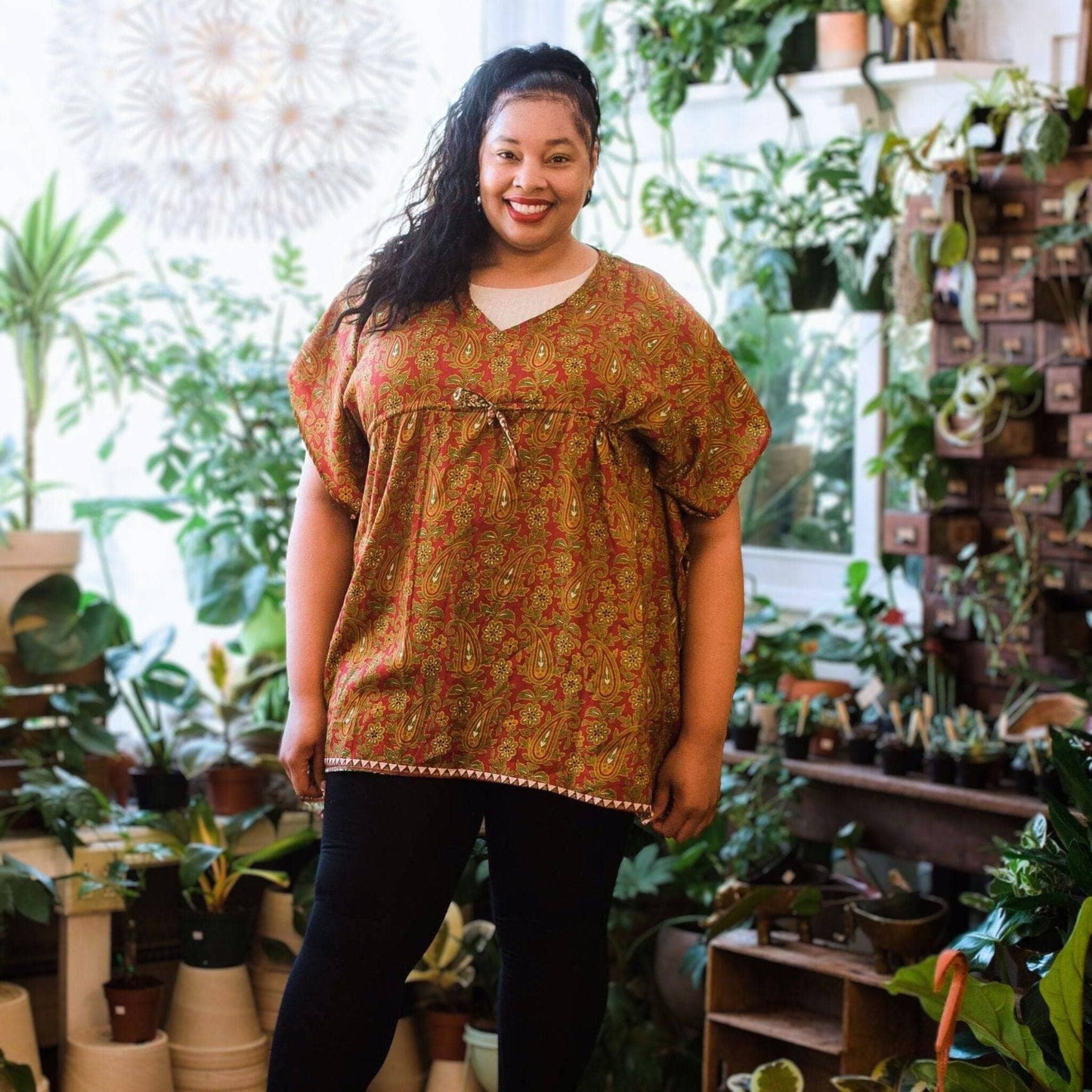 Seconds and Surplus Aanya Adjustable Short Kaftan