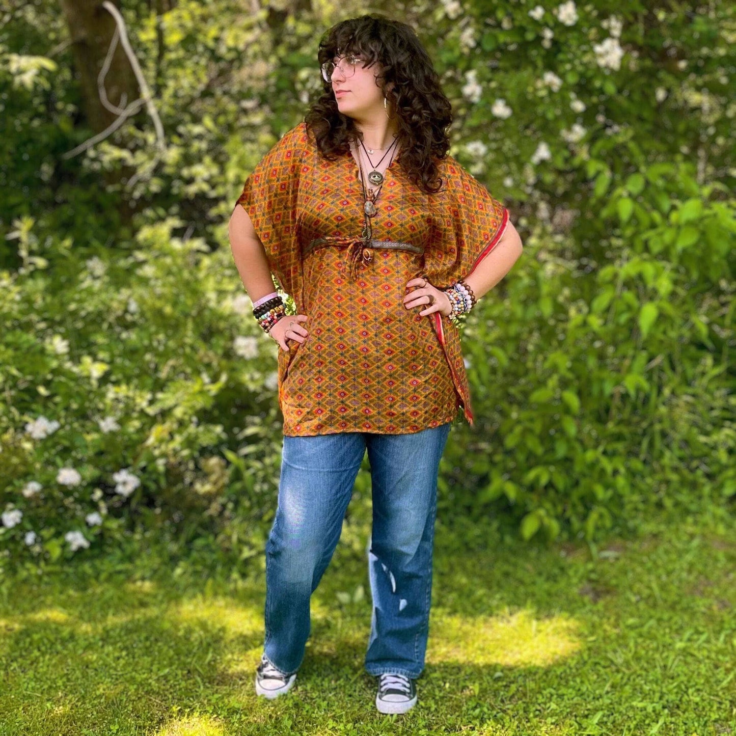 Seconds and Surplus Aanya Adjustable Short Kaftan