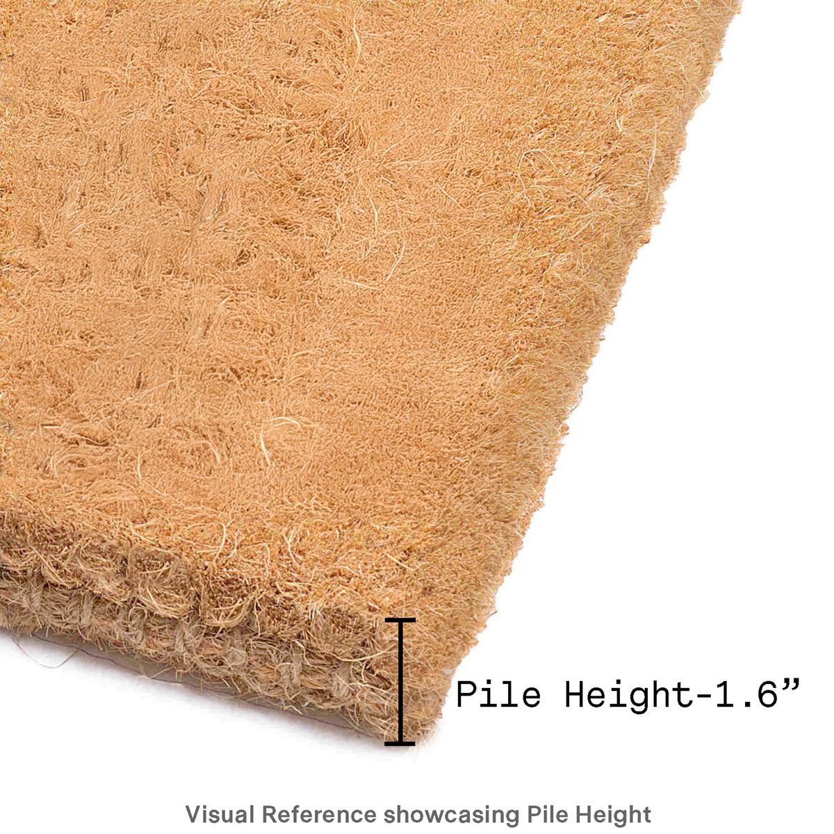 Terracotta Border Coir Doormat