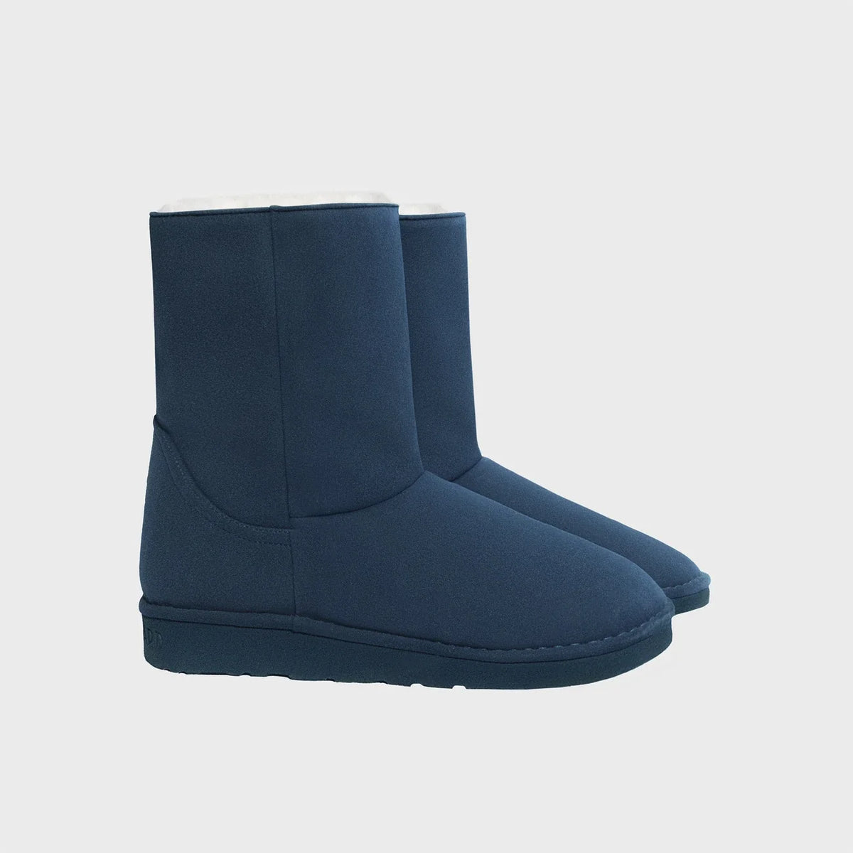 Cruelty-free blue ugg-like boots – winter ready