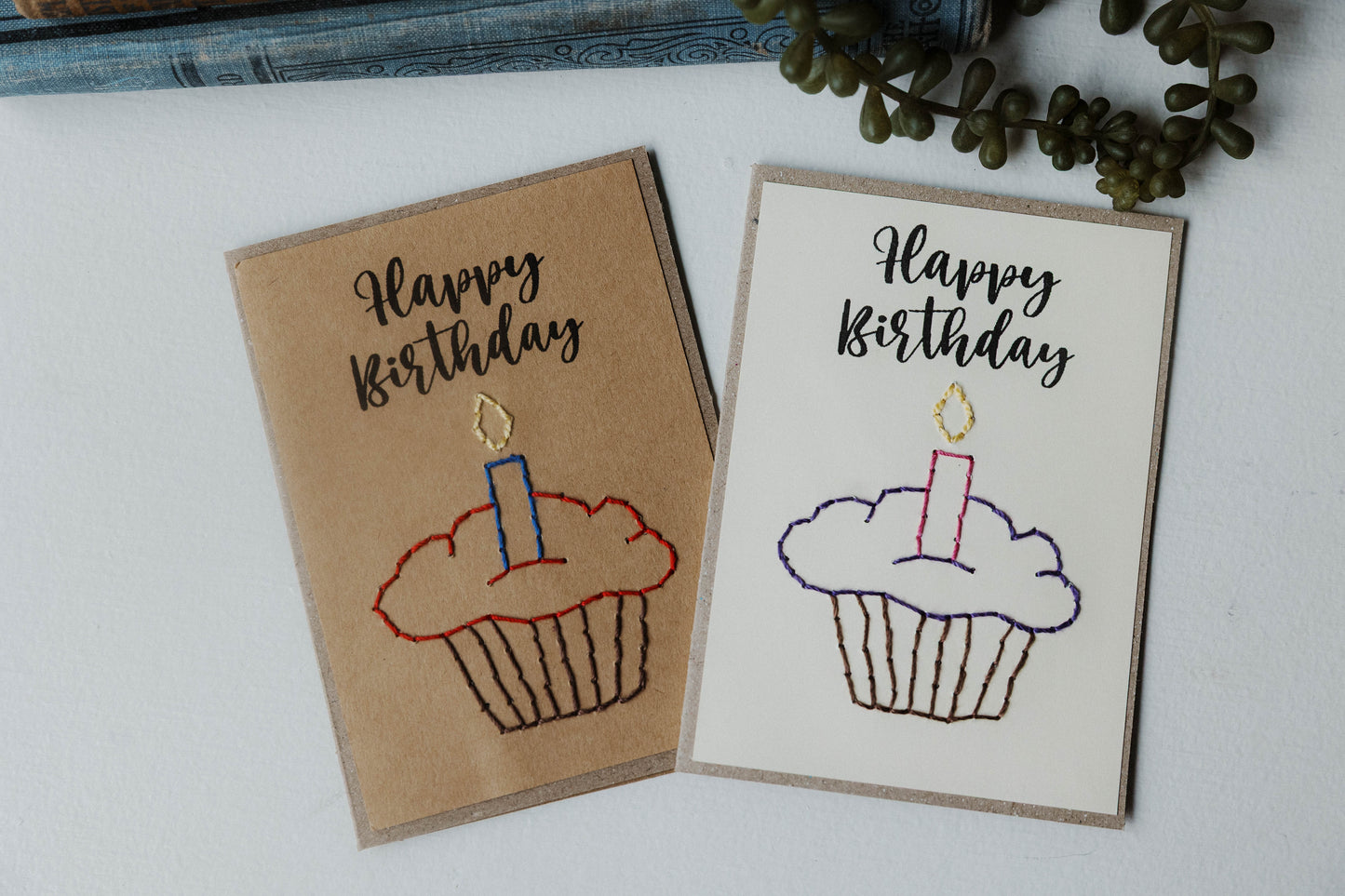 Birthday Cupcake Greeting Cards