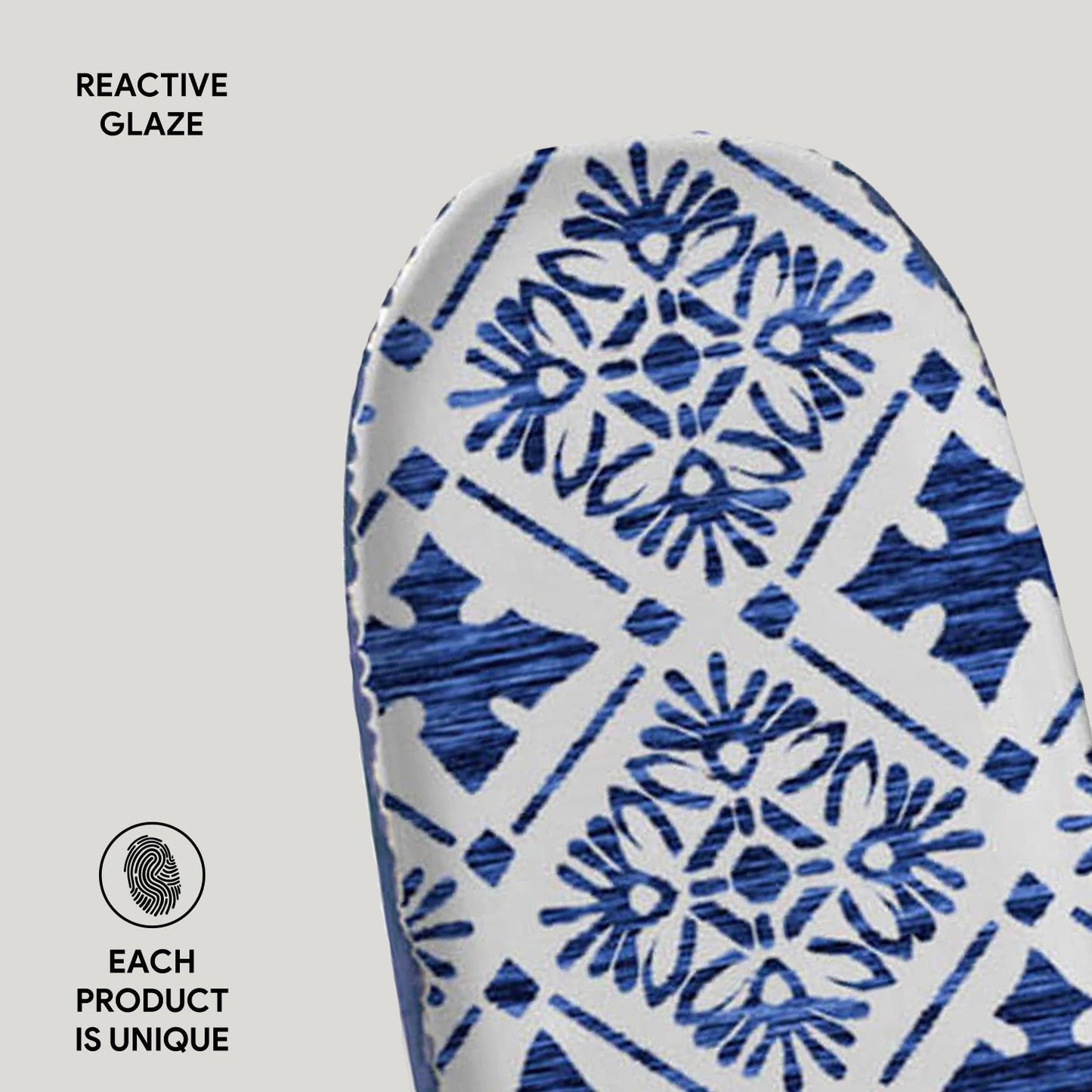 Shallow Organic Oval Platter Small Set of 4