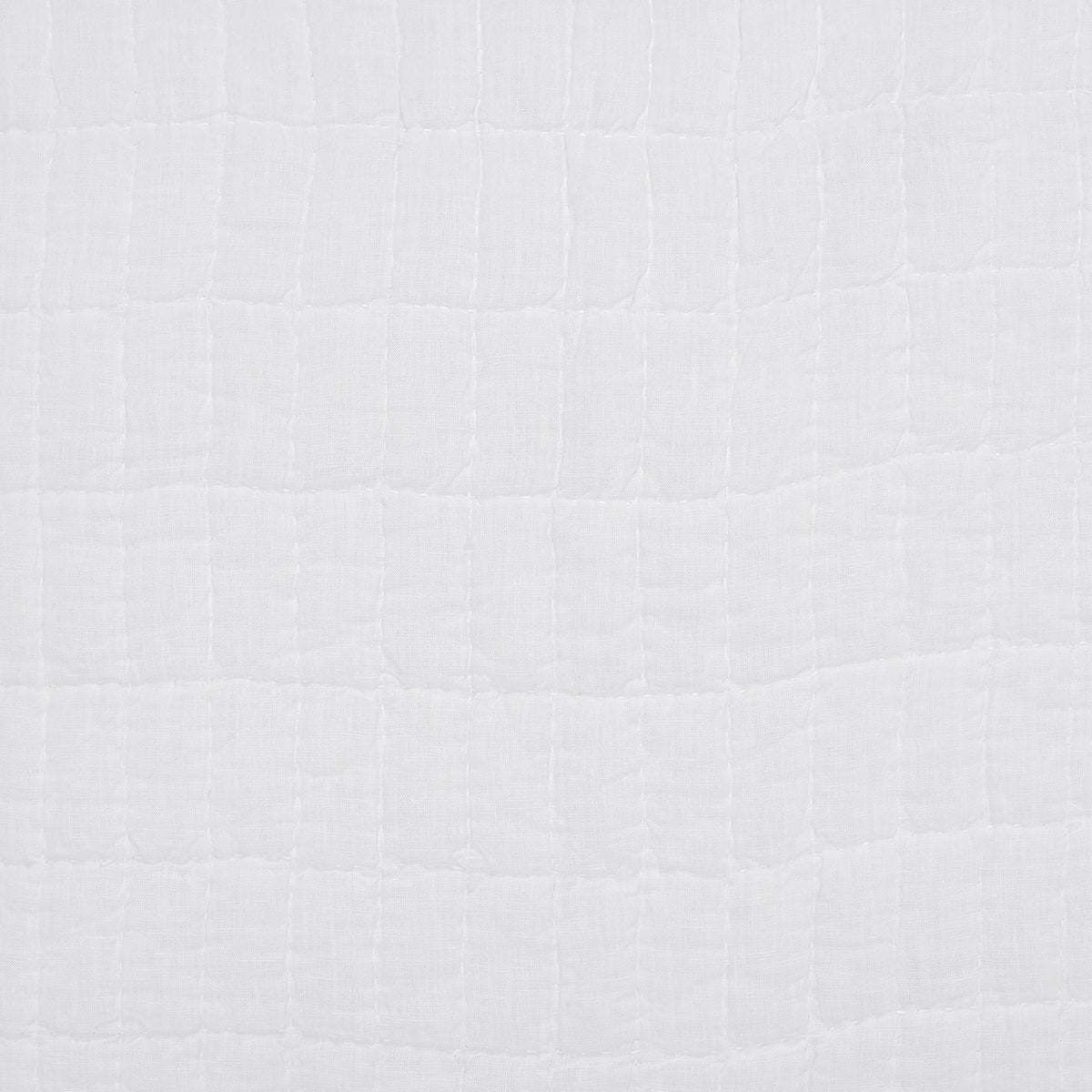 Logan Grid European Linen Quilt Sham
