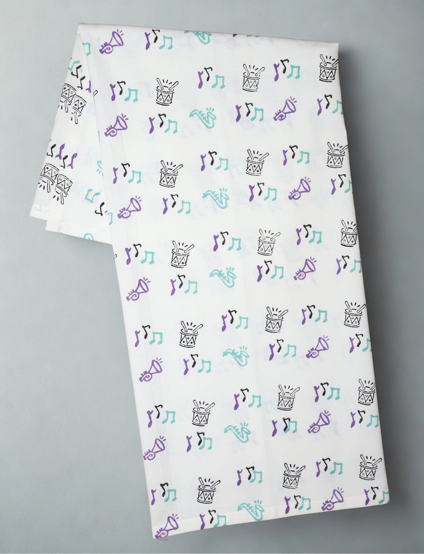 S/2 Second Line Cotton Tea Towel