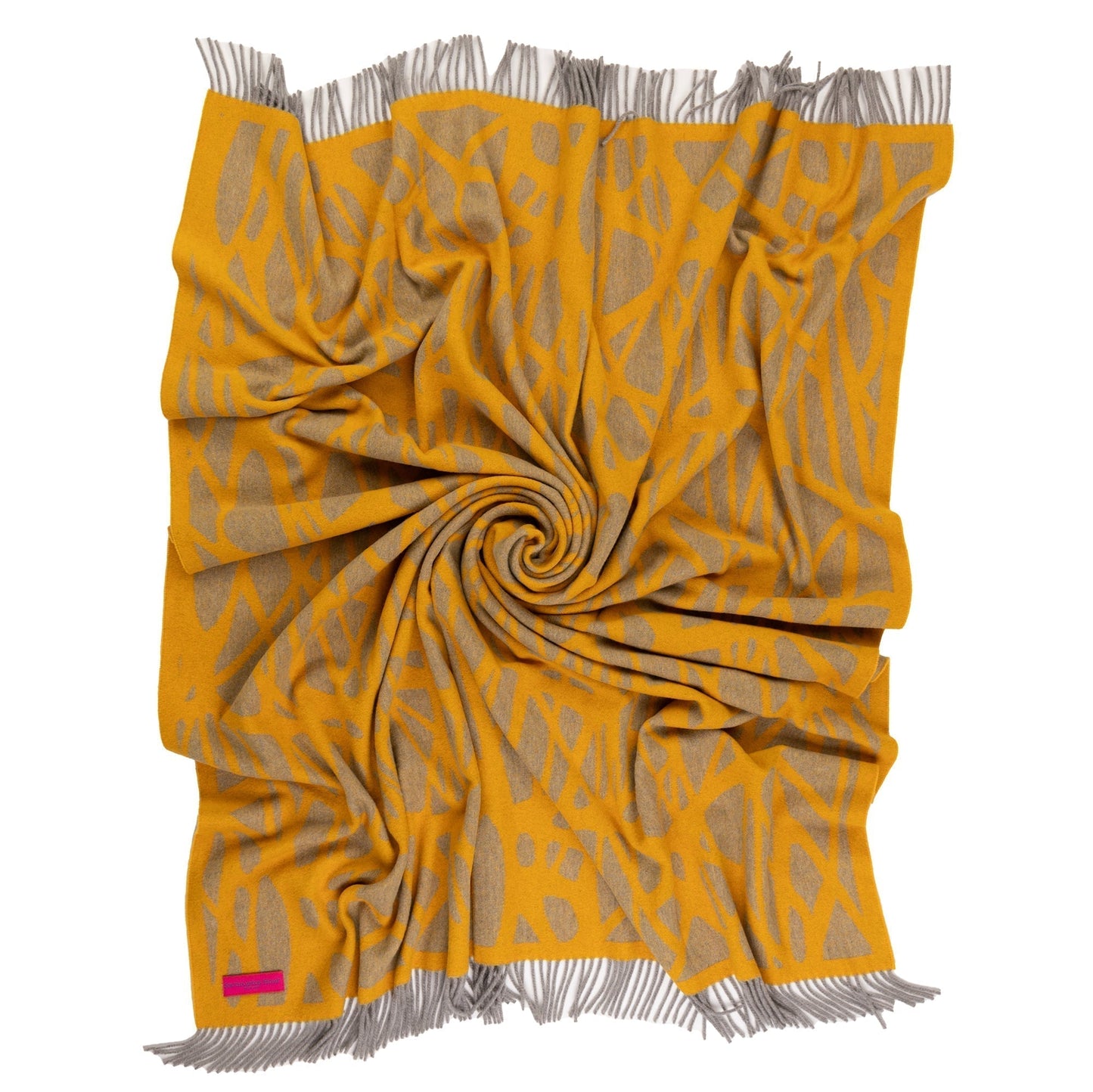 Southampton Home Monarch Merino Fleece Throw - Gold