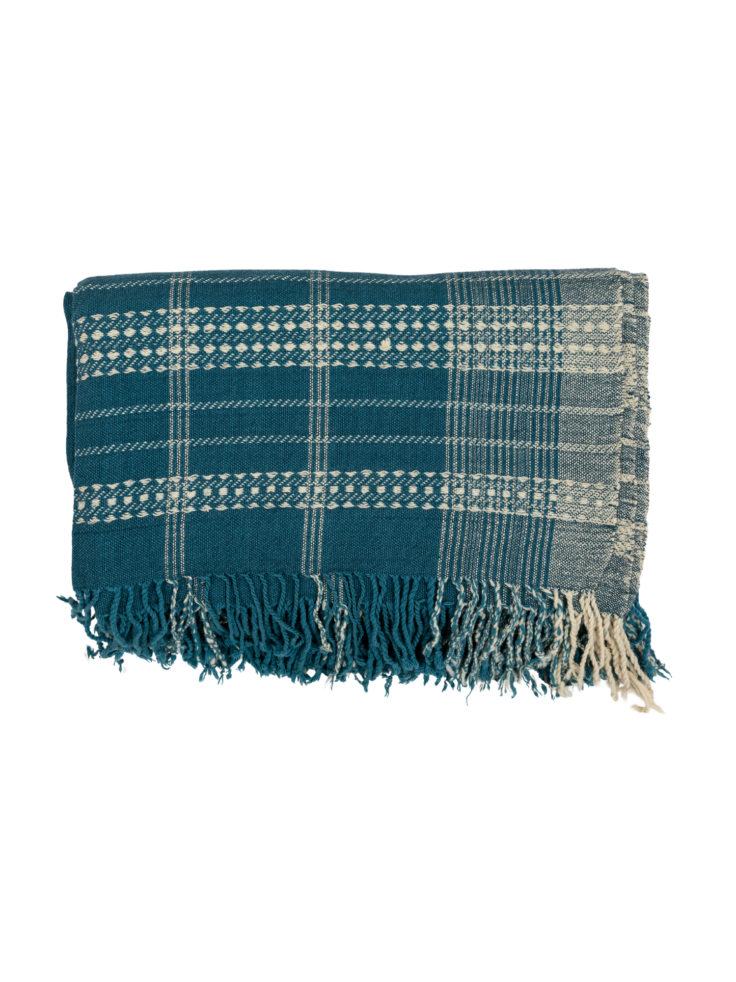 BK Indigo Handwoven Bedspread