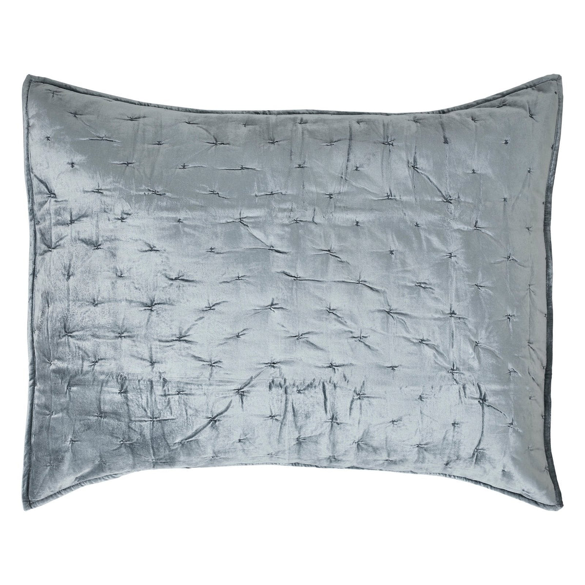 Luna Hand Pinched Velvet Quilt Sham