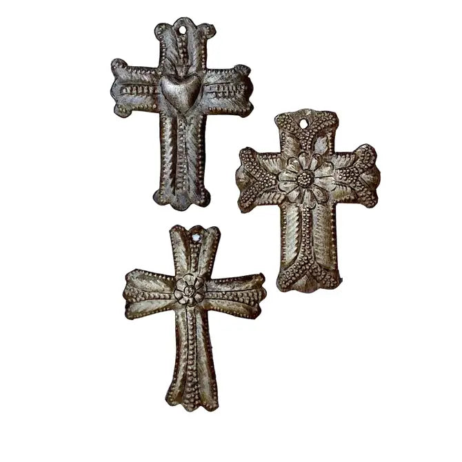 Small Milagro Cross $1.50 ea. Set of 3 2.5" x 3.25"